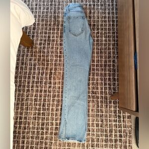 Abercrombie 90s straight jeans with ankle slit
